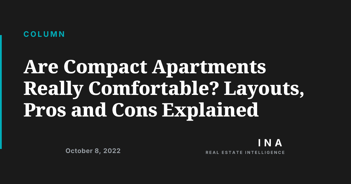 Are Compact Apartments Really Comfortable? Layouts, Pros and Cons ...