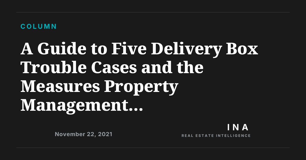 A Guide to Five Delivery Box Trouble Cases and the Measures Property ...