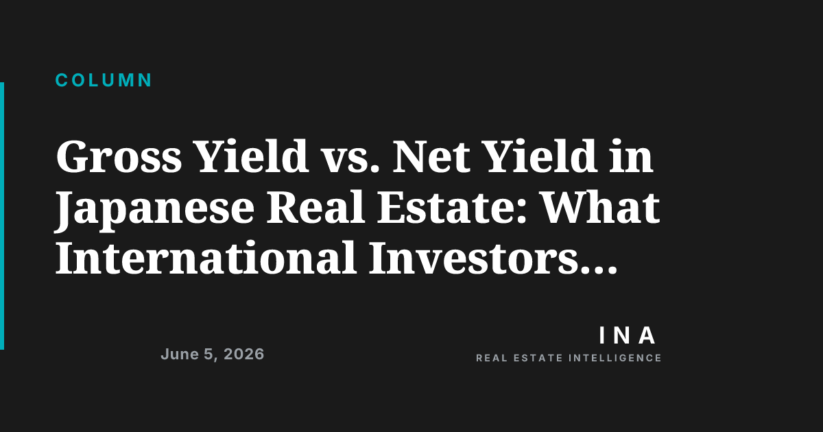 Gross Yield vs. Net Yield: Benchmarks and Property Selection Cautions ...