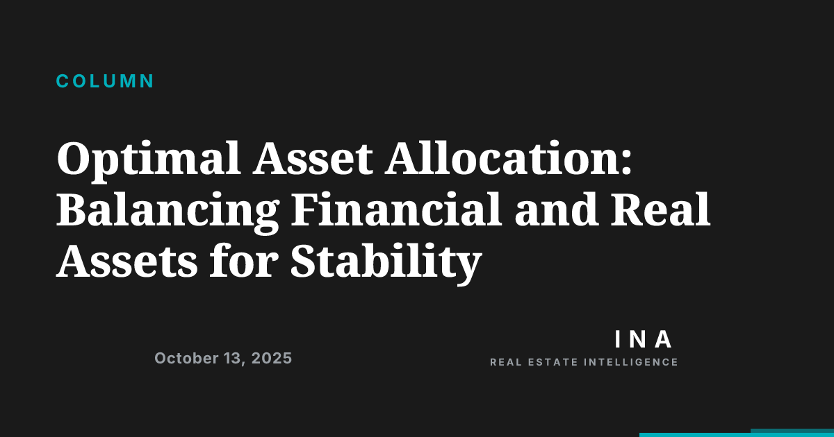 Optimal Asset Allocation: Balancing Financial and Real Assets for ...