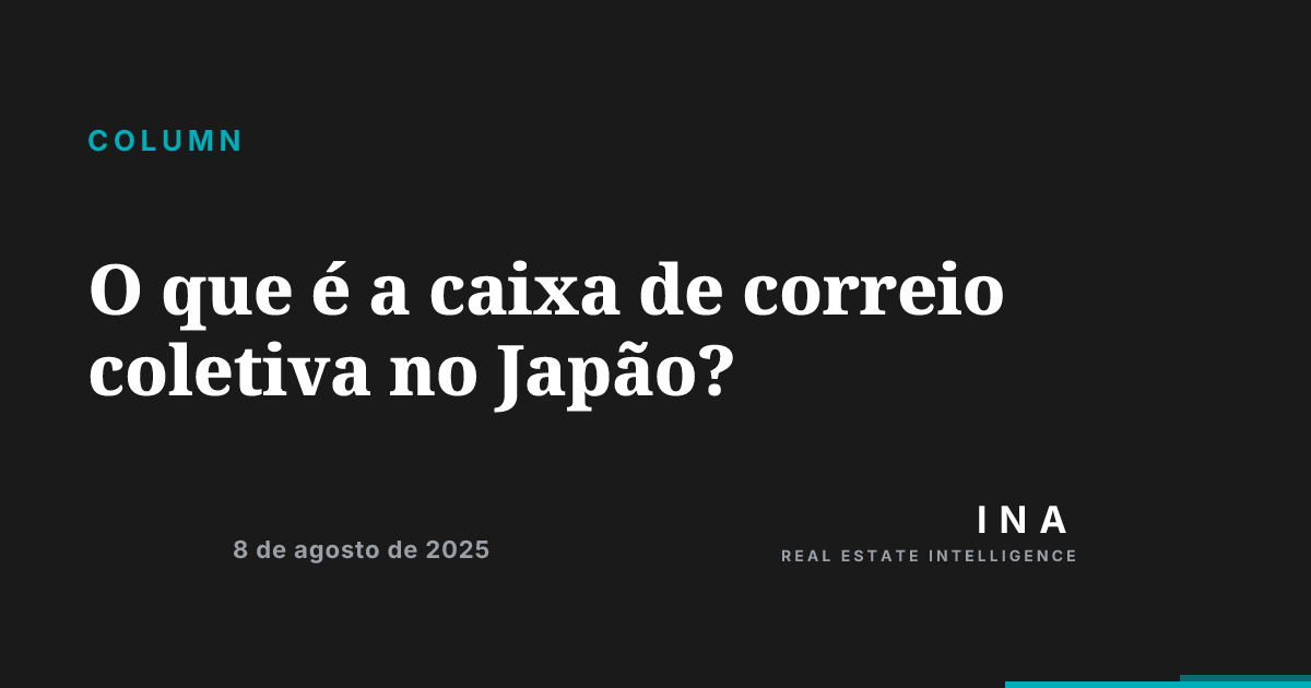 O que é a caixa de correio coletiva de imóvel alugado? Medidas de ...